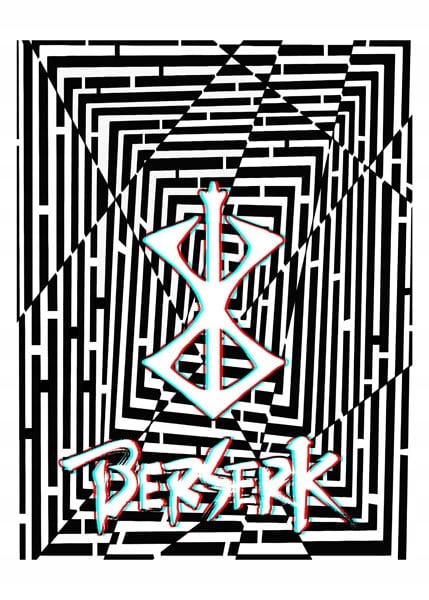 Maze Gaze Berserk - plakat 3D 60x80 cm