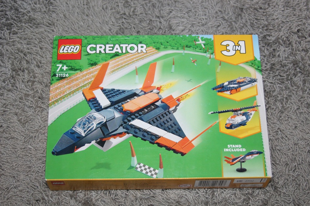 LEGO CREATOR 31126 ODRZUTOWIEC NADDŹWIĘKOWY 3w1