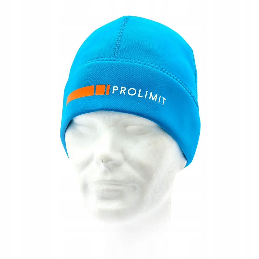 Czapka neoprenowa Prolimit PLT D. Blue/Orange - XL