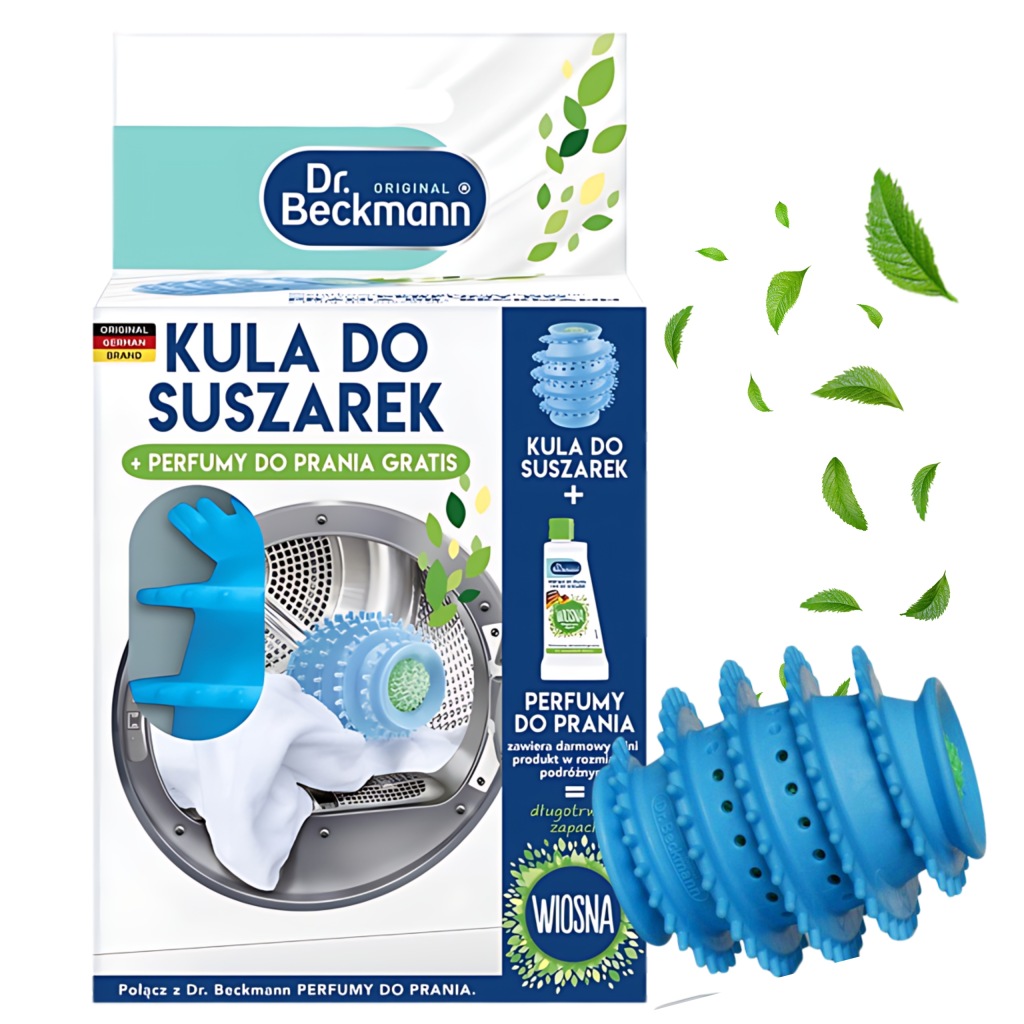 Dr.Beckmann Kula do suszarek perfumy do Prania Gratis Ułatwia Prasowanie