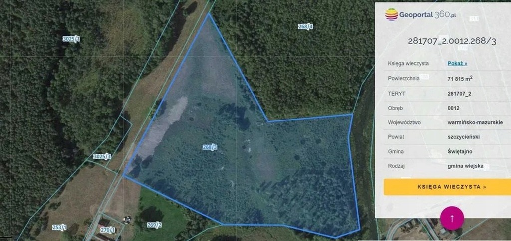 Działka, Spychowo, 70000 m²