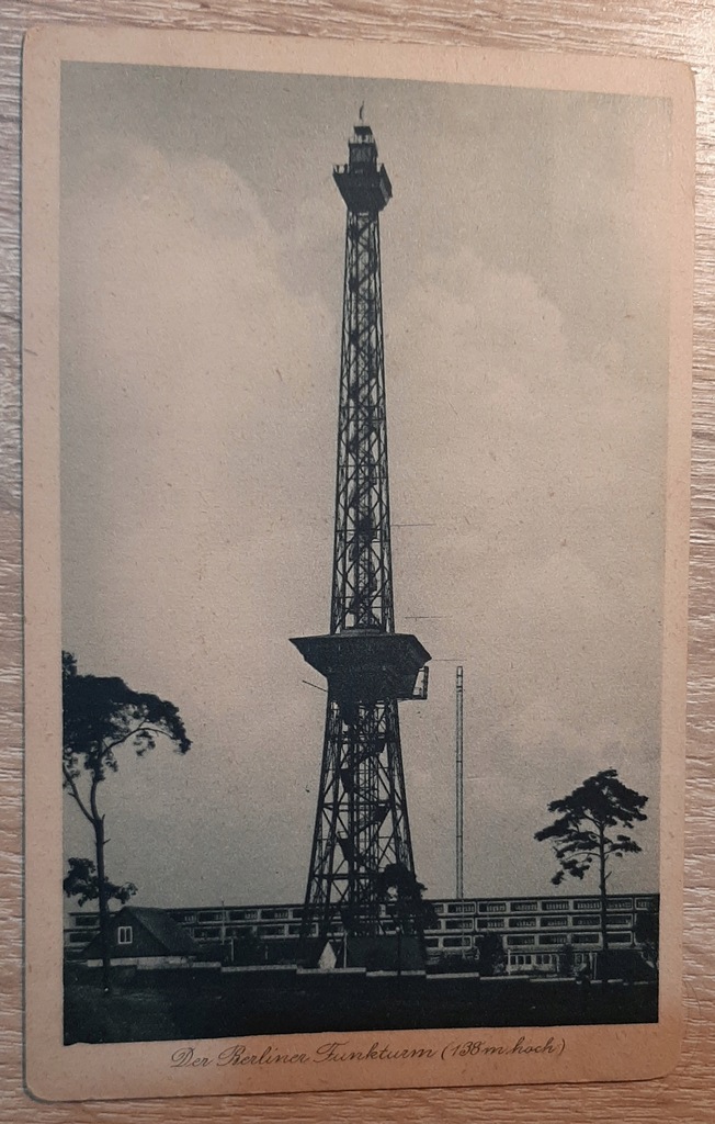 widokówka wieża radiowa Berlin