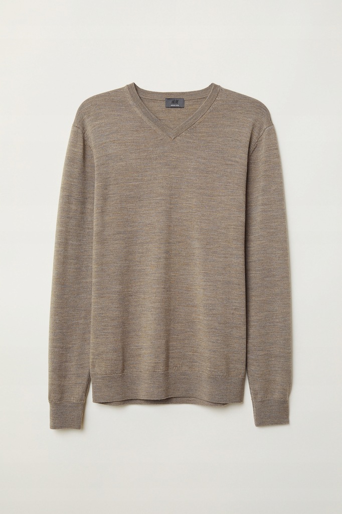 Sweter z wełny merynosowej H&M r.XL
