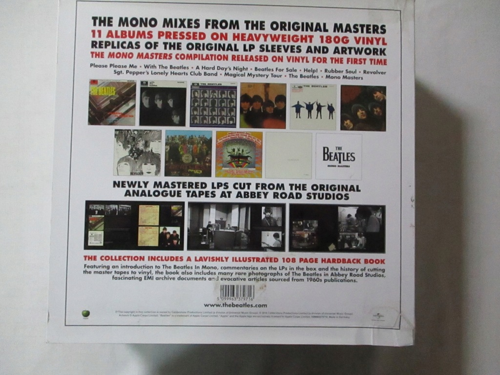 Купить The Beatles In Mono BIG BOX 14LP: отзывы, фото, характеристики в интерне-магазине Aredi.ru