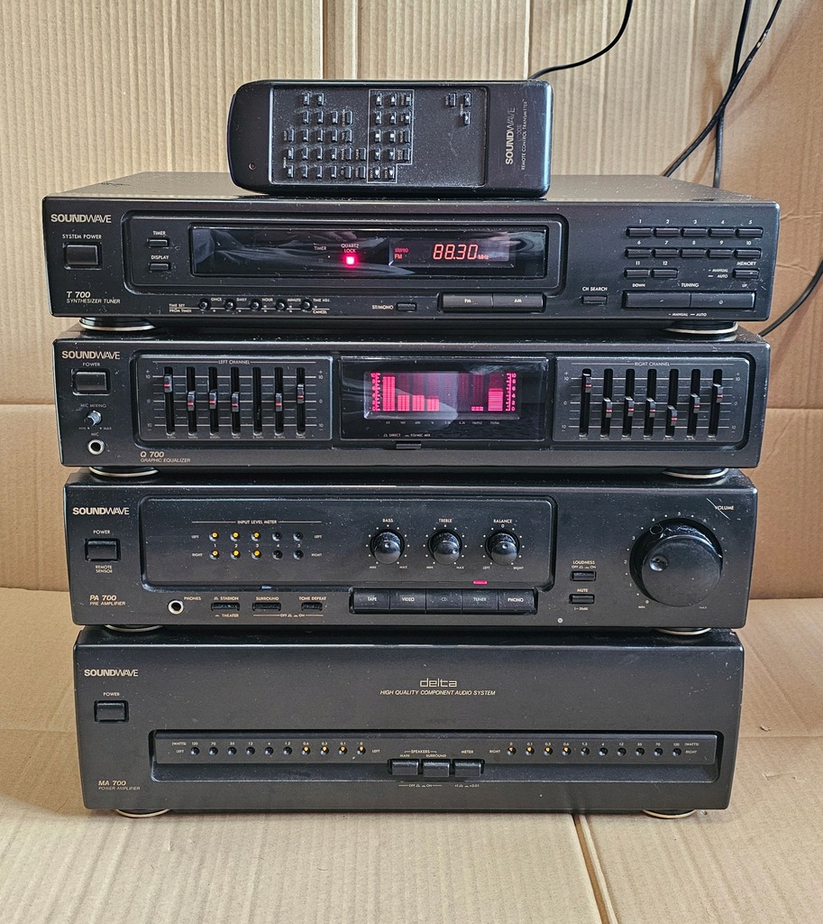 Wieża stereo SoundWave MA 700 | Equalizer | Pre-amp | Tuner | Pilot