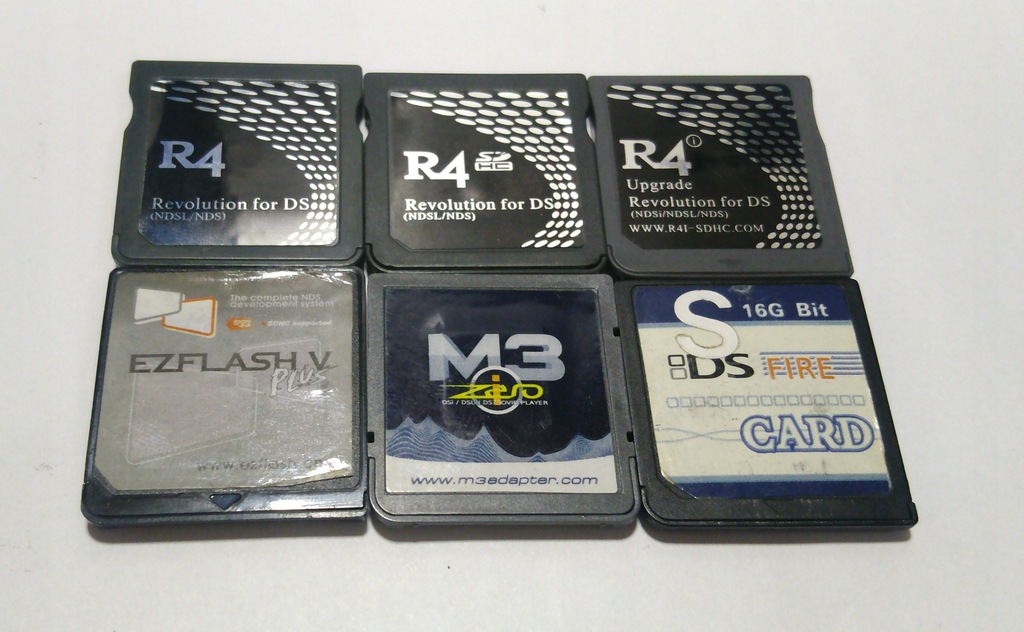 Nagrywarki Nintendo DS 6 szt. R4 EZFLASH Flashcart