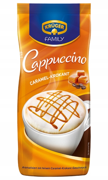 Kruger Cappuccino Caramel Krokant karmelowe 500g