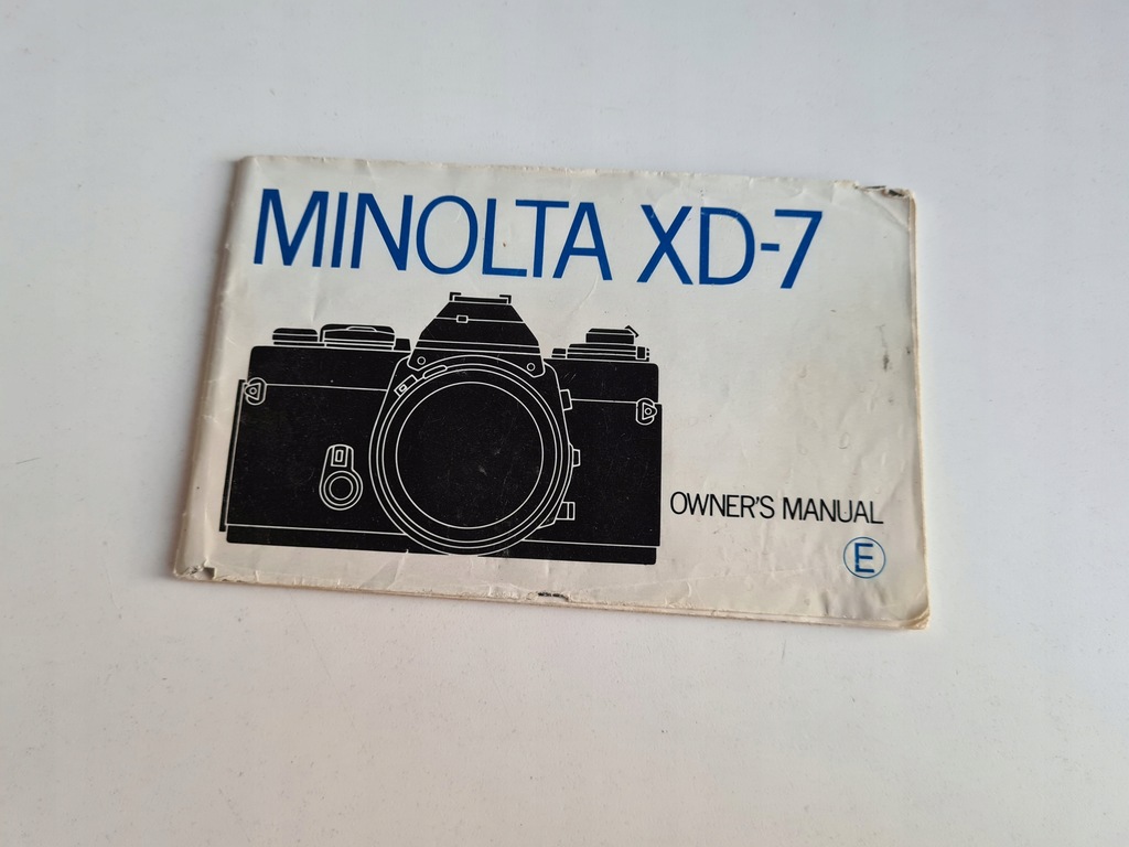 Instrukcja do aparatu MINOLTA XD-7