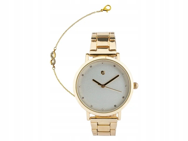 AURIOL Zestaw zegarek i bransoletka,idealny prezent, wzór NIESKOŃCZONOŚĆ