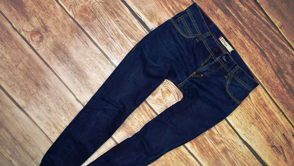 LEVIS 511 SLIM _ PREMIUM SKINNY DARK JEANS _ 33/32