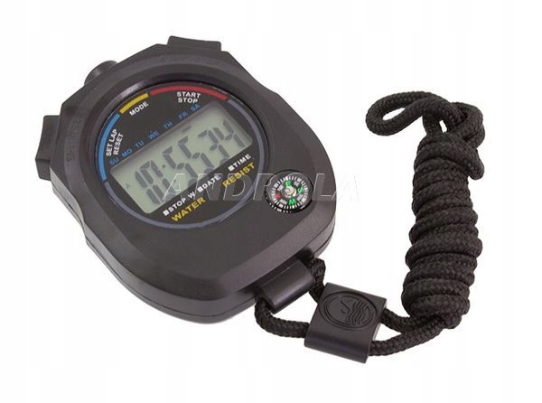 Stoper z kompasem zegar kalendarz alarm