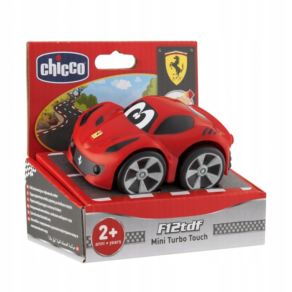 Samochód Mini Turbo Touch. Ferrari F12, czerwony