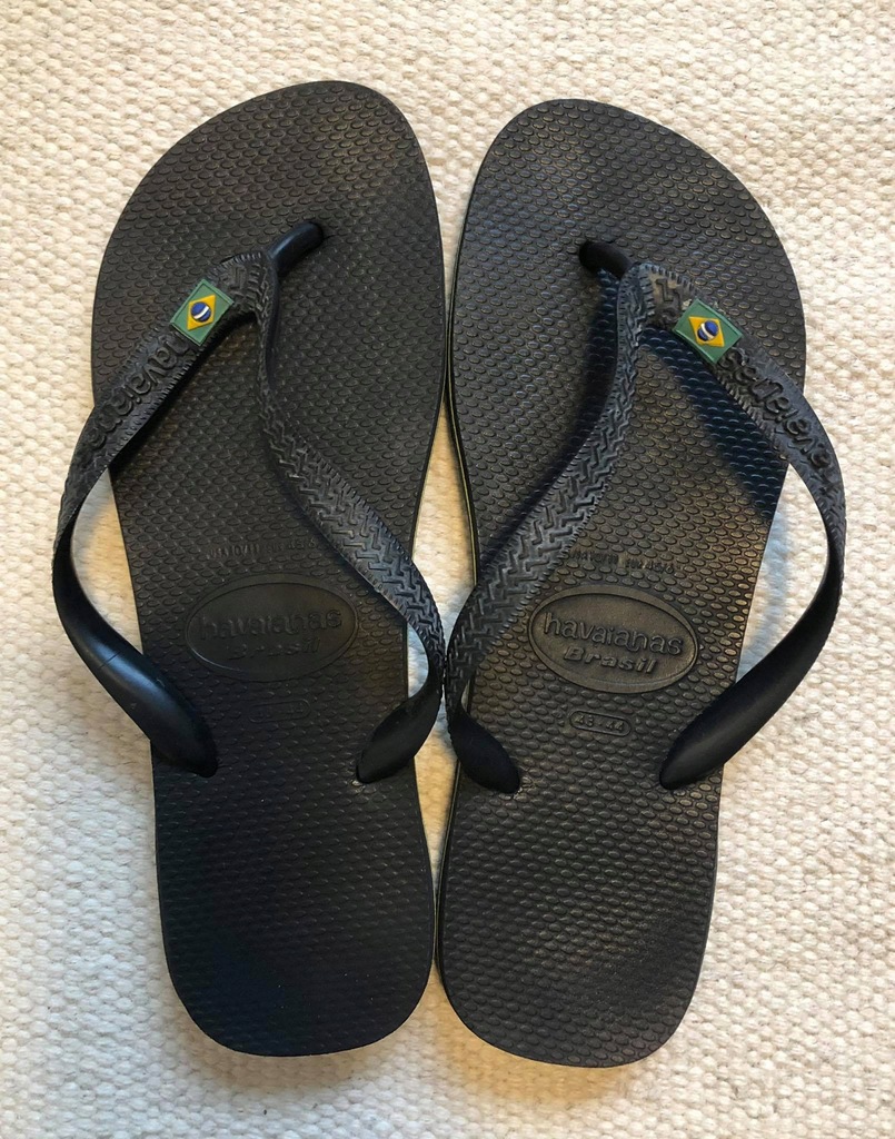 HAVAIANAS czarne japonki 42/43 28 cm