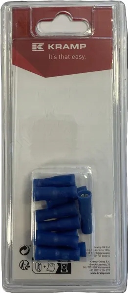 Końcówka przewodu tulejkowagniazdo żeńskieniebieska Ø 5 mm - 1.5-2.5 mm² (