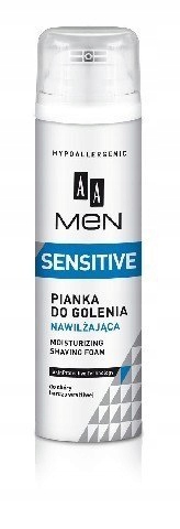 AA Men Sensitive Pianka do golenia nawilżająca 250