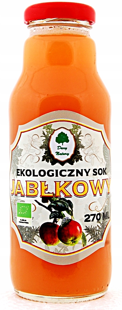 SOK JABŁKOWY NFC BIO 270ml - DARY NATURY