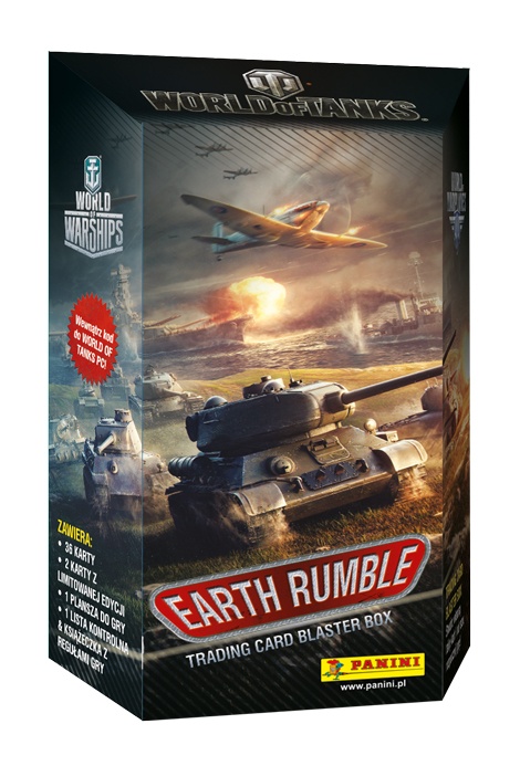 WORLD OF TANKS EARTH Blaster Box Saszetka Karty