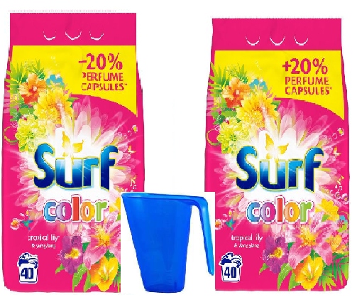 Zestaw 2x SURF Proszek Kolor 2,6kg + Miarka gratis