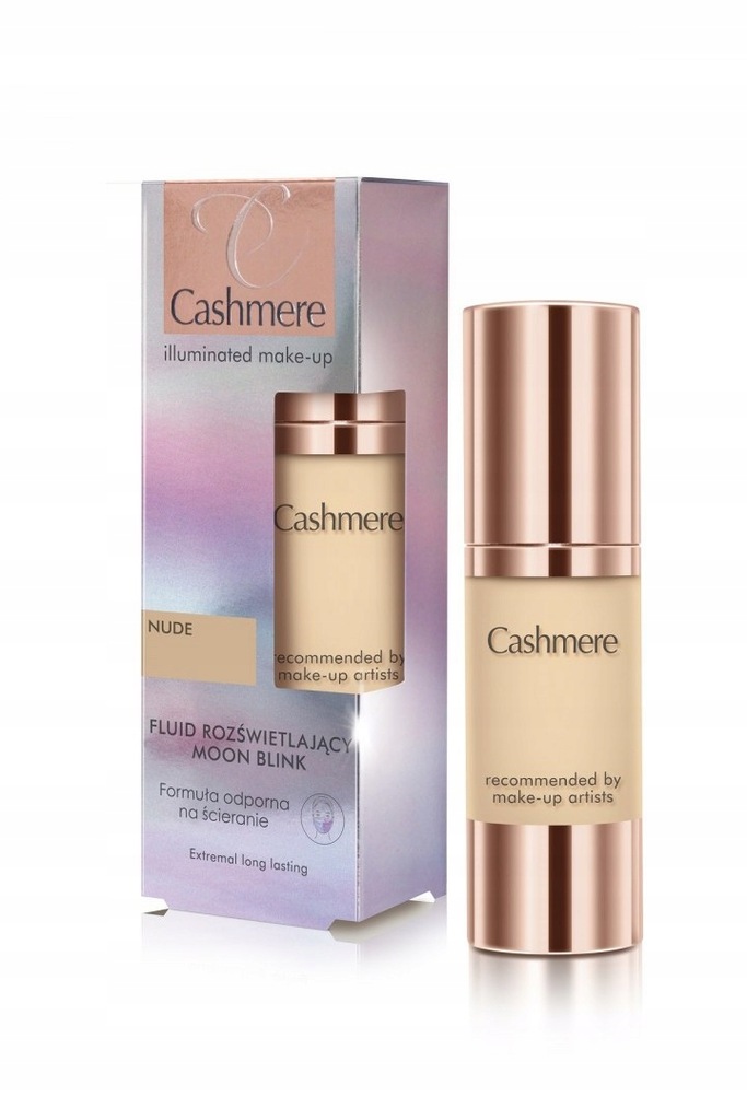 Cashmere Fluid rozświetlający Moon Blink - Nude