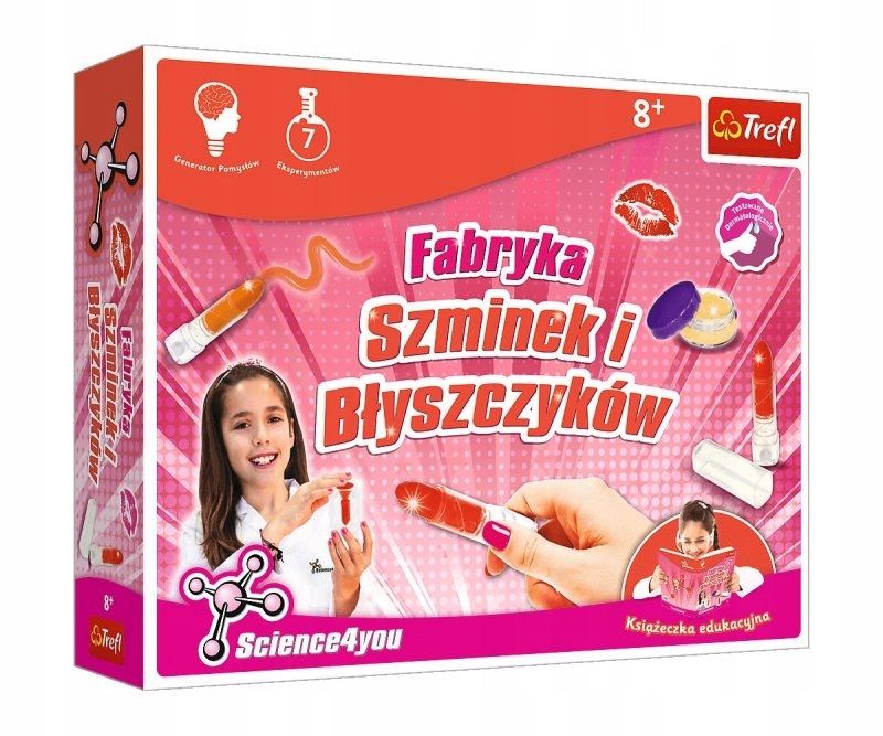SCIENCE 4 FABRYKA SZMINEK I BŁYSZCZYKÓW 60886TREFL 10161786483