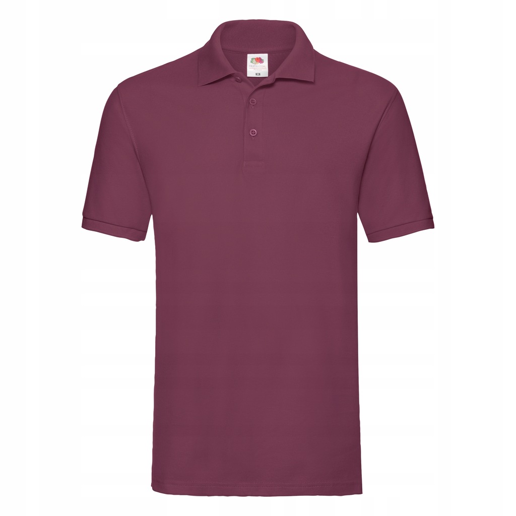 Polo Premium Fruit of the Loom Burgund 3XL