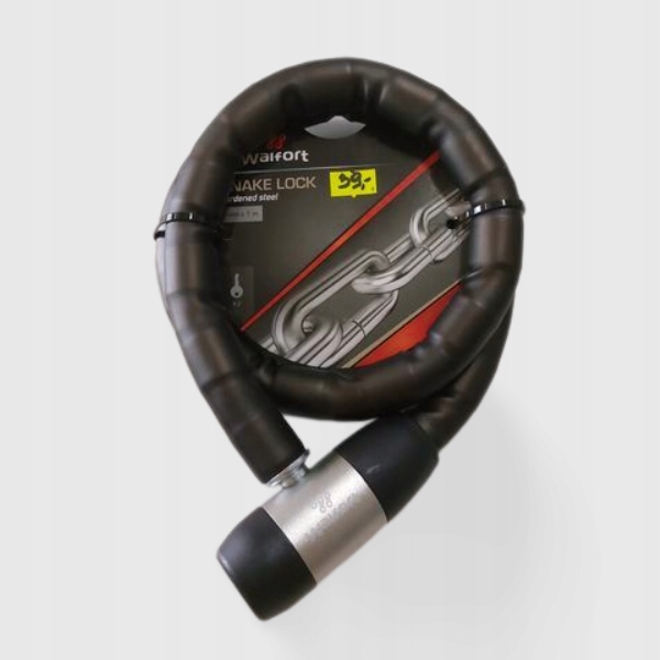 Zapięcie rowerowe Walfort Snake Lock/100cm/OKAZJA! 12247324655