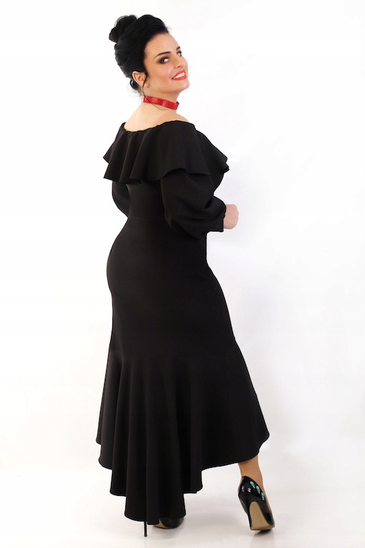 Sukienka Hiszpanka, czarna 46