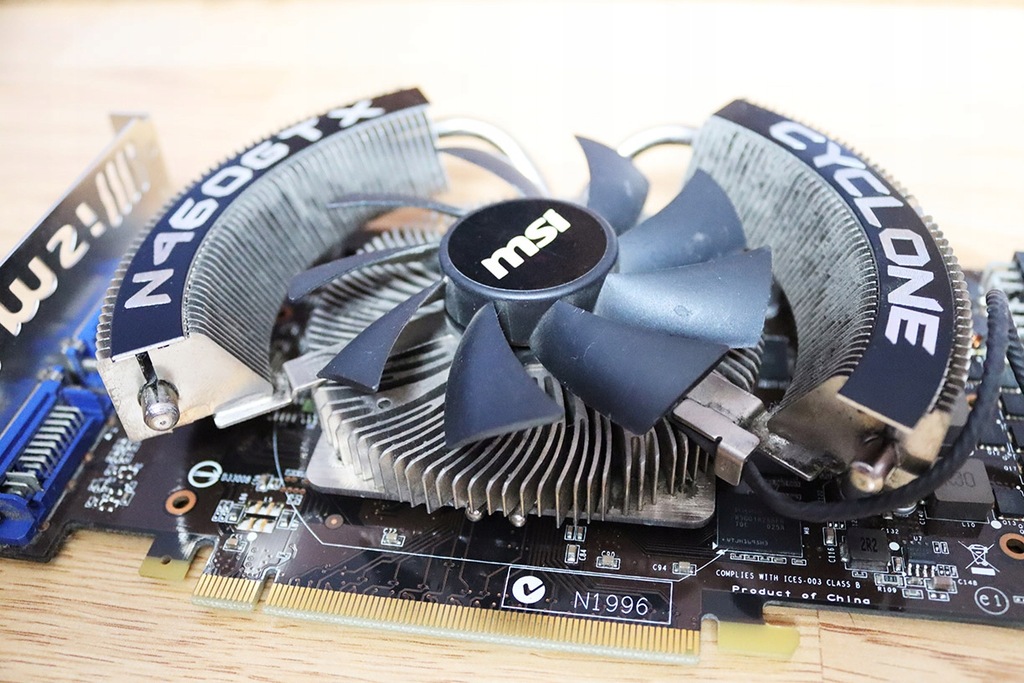 Купить Поврежденная видеокарта MSI GTX 460 1 ГБ CYCLONE: отзывы, фото, характеристики в интерне-магазине Aredi.ru