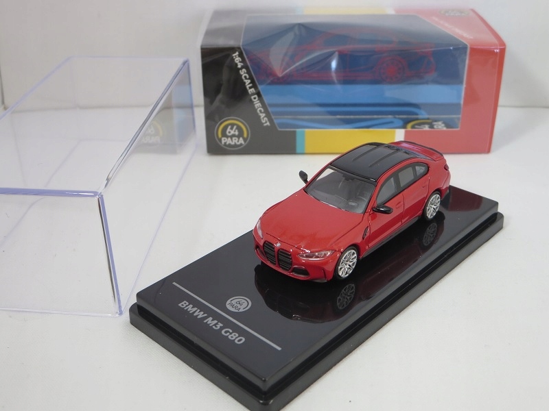 Paragon 1:64 BMW M3 G80 LHD toronto red