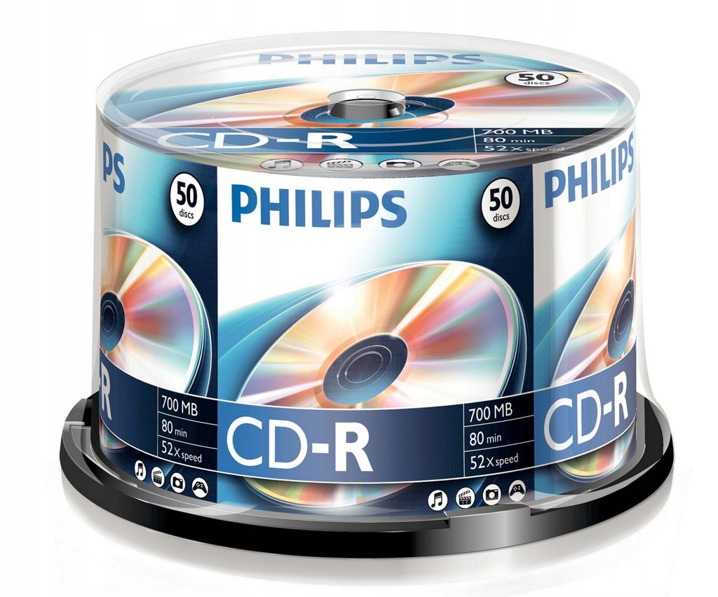 Płyta CD Philips CD-R 700 MB 50 szt.