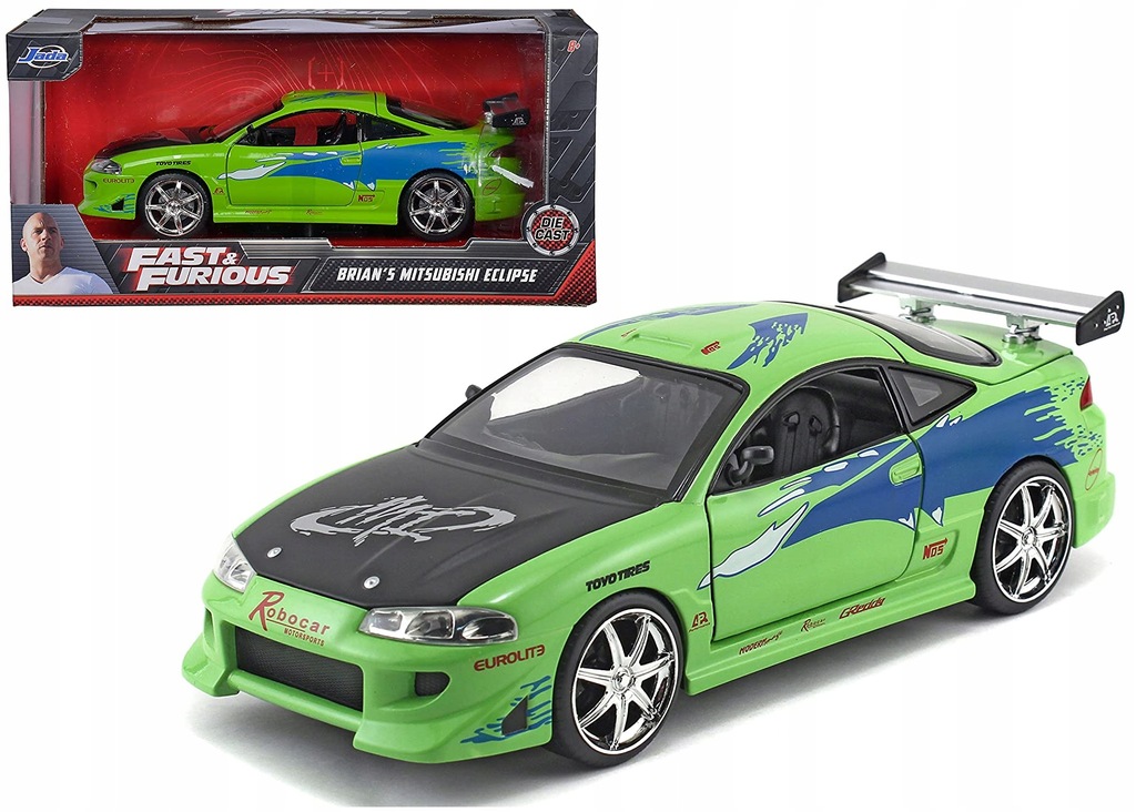 MITSUBISHI ECLIPSE 1995 ZIELONY SZYBCY I WŚCIEKLI