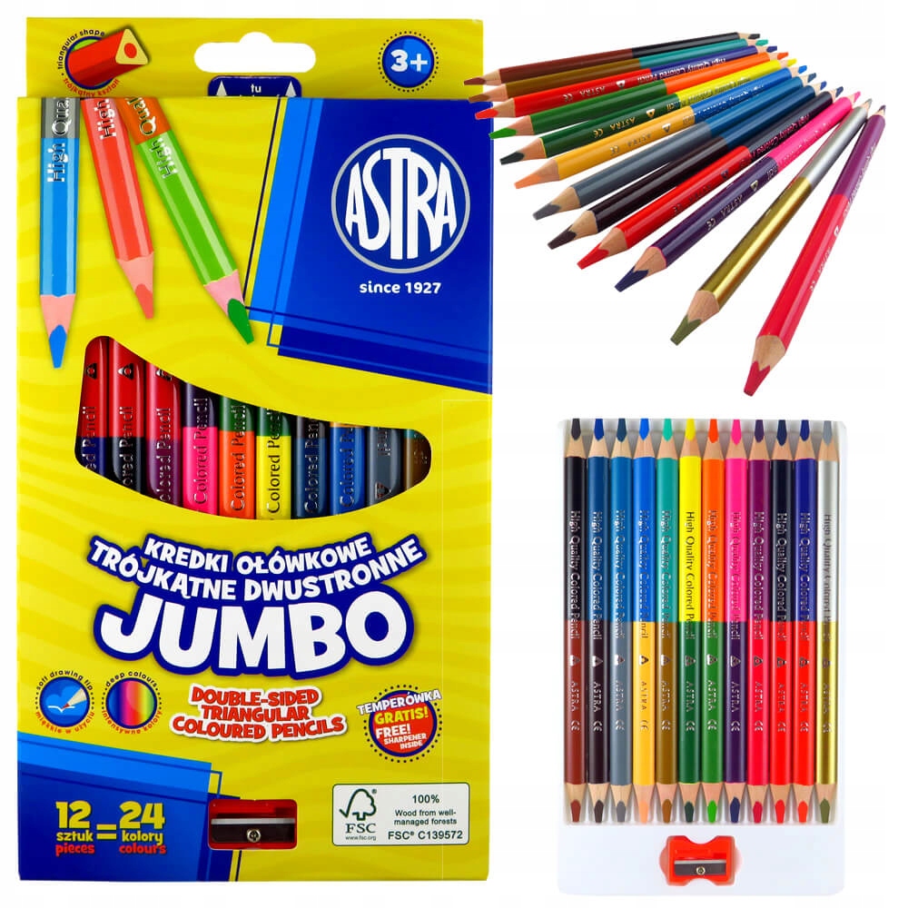 Kredki ołówkowe Astra 12 szt.