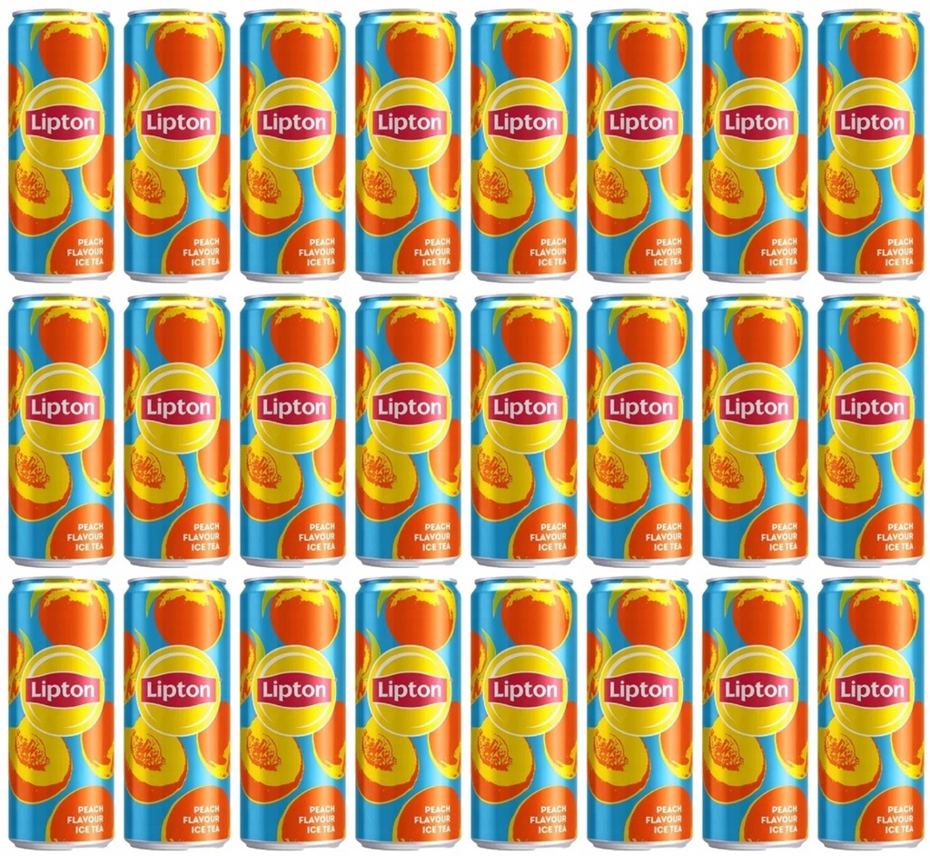 Napój niegazowany Lipton Ice Tea Peach 330 ml x 24 sztuki