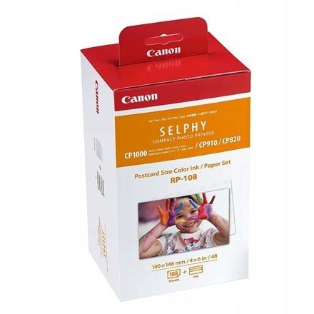 Canon Color Ink/Paper Set for SELPHY CP1300 Printe