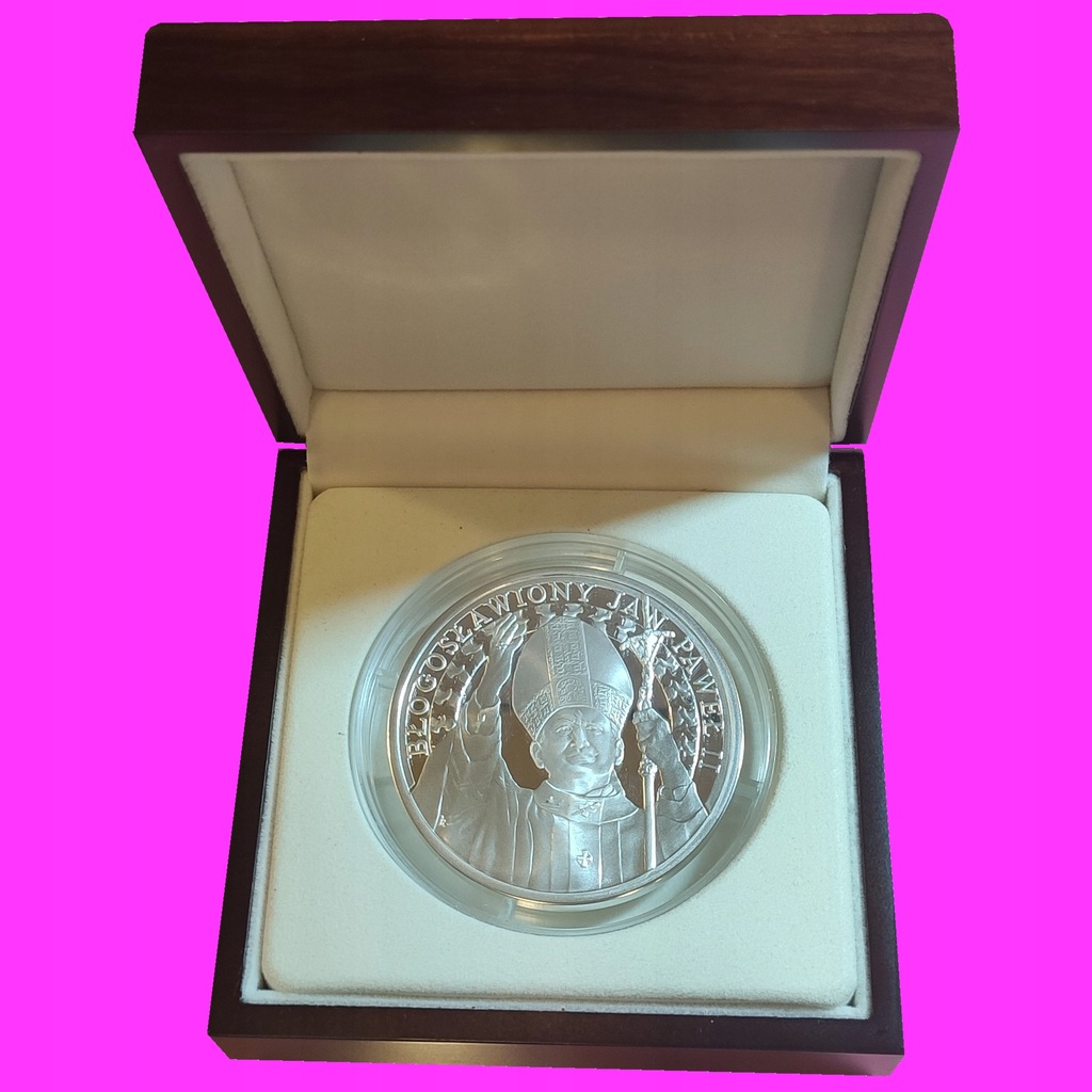 Numizmat Medal Jan Paweł II Srebro Beatyfikacja