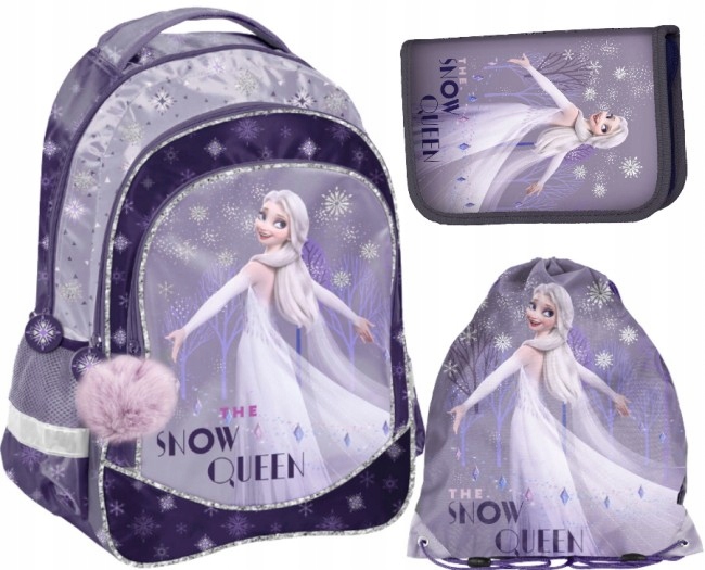 ZESTAW SZKOLNY PASO FROZEN SNOW QUEEN 3W1 10652598148 oficjalne