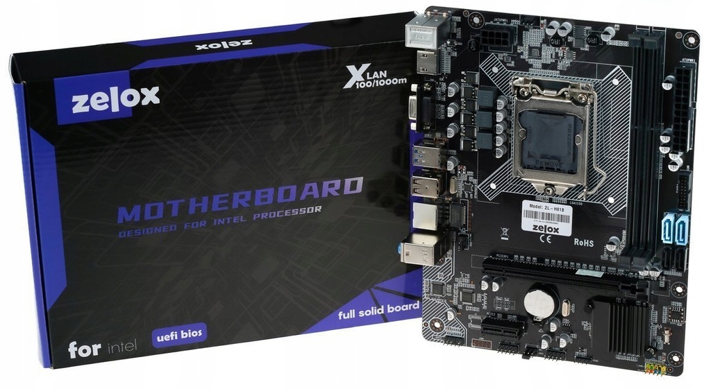 Купить МАТЕРИНСКАЯ ПЛАТА ZELOX ZL-H81B LGA1150 HDMI USB3.0: отзывы, фото, характеристики в интерне-магазине Aredi.ru