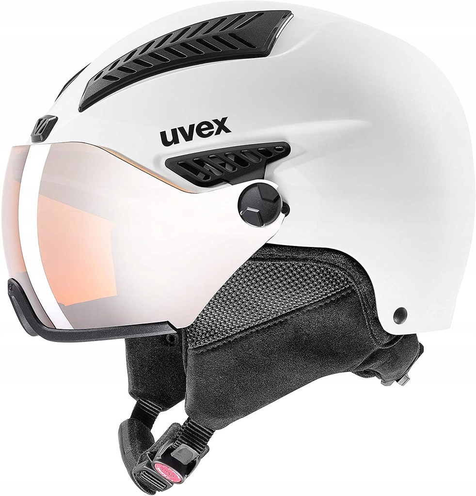 Kask narciarsk Uvex 600 biały 55-57 cm visor