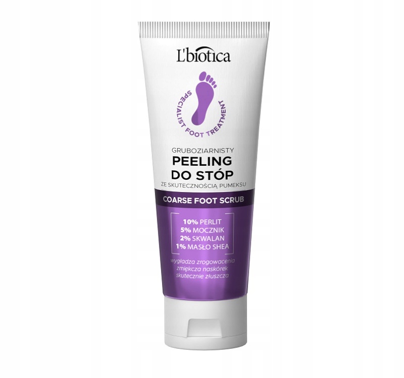 L'biotica Peeling do stóp gruboziarnisty 75 ml