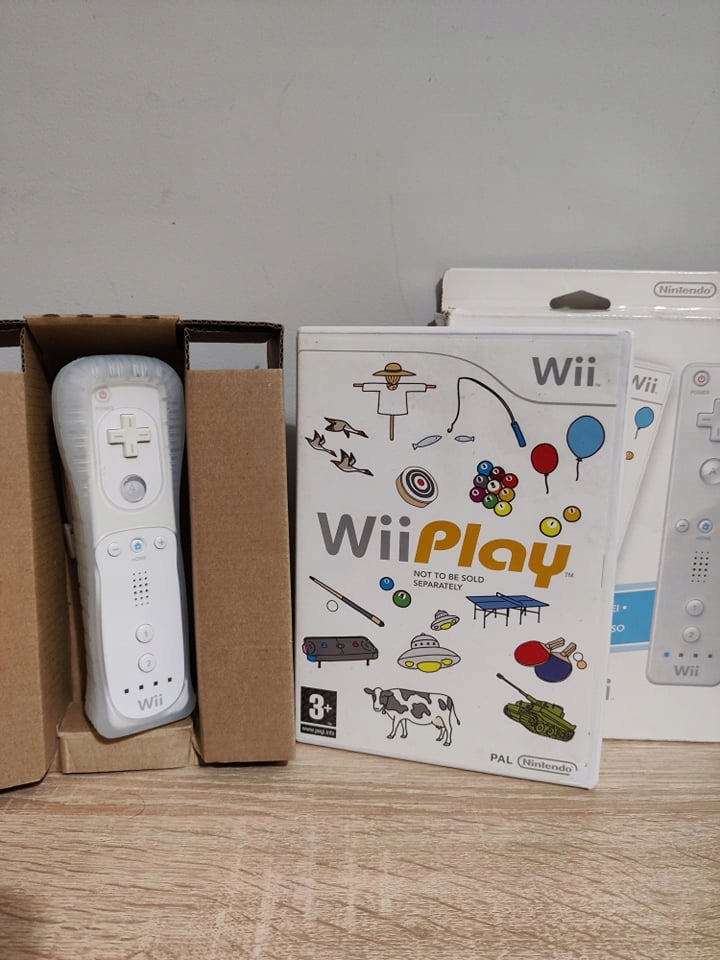 Wiimote Wii Play Kontroler Pad + Gra