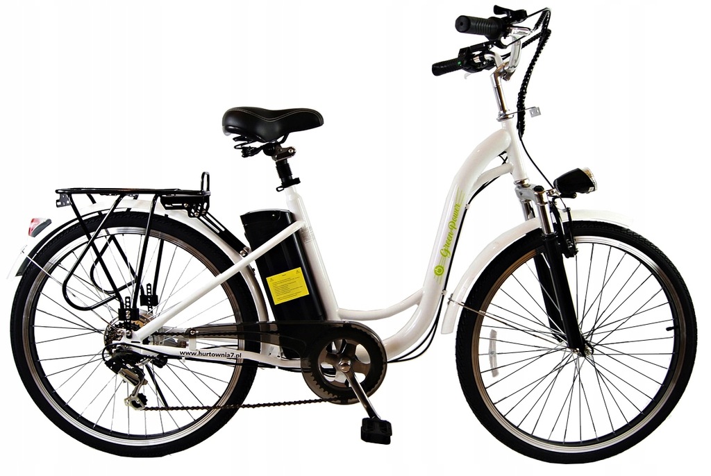 ROWER ELEKTRYCZNY 26 MIEJSKI DAMSKI ŁABĘDŹ+GRATIS 8000379207 oficjalne archiwum Allegro