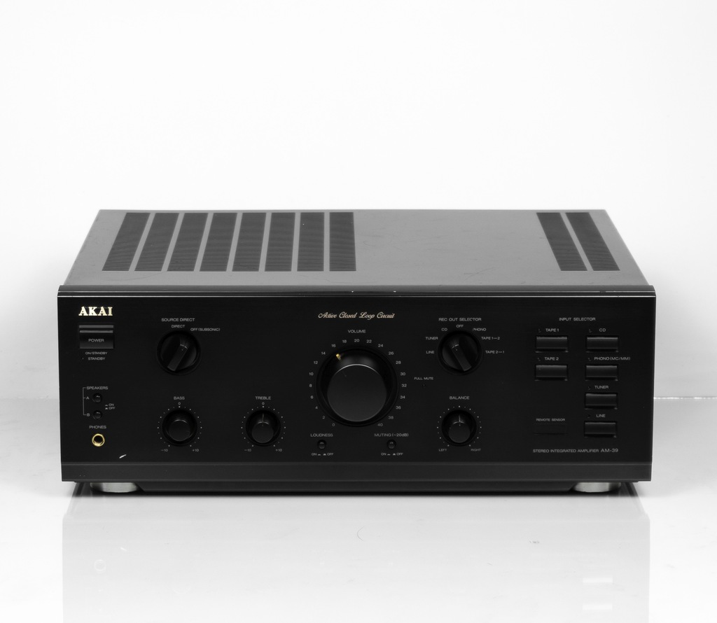 Купить Мощный усилитель AKAI AM-39 — 2x100 Вт при 4 Ом: отзывы, фото, характеристики в интерне-магазине Aredi.ru