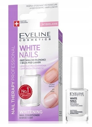 Eveline Nail Therapy Odżywka wybielająca do paznok