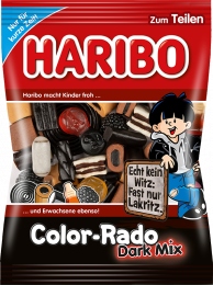 Haribo Color Rado Dark Mix żelki lukrecja 200g