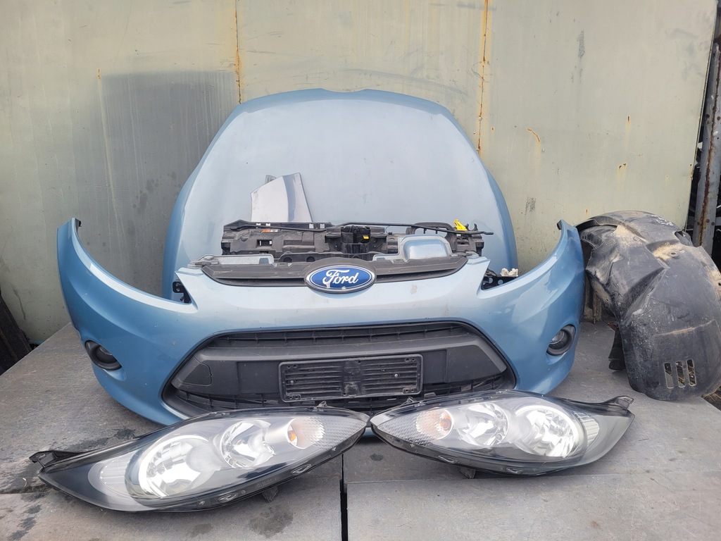 FORD FIESTA MK7 ZDERZAK MASKA LAMPA BLOTNIK 09----