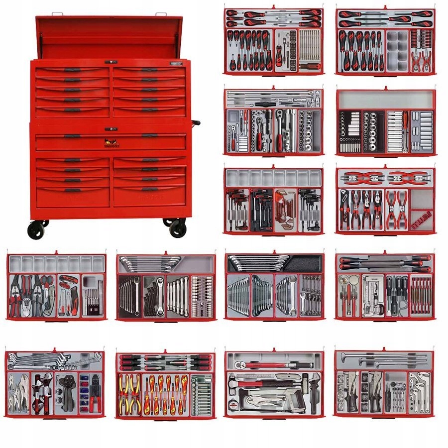 Teng Tools wózek narzędziowy MEGAMASTER 1100 el.