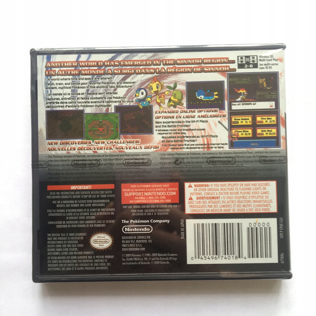 Gra Na Ds 3ds Pokemon Platinum Oficjalne Archiwum Allegro