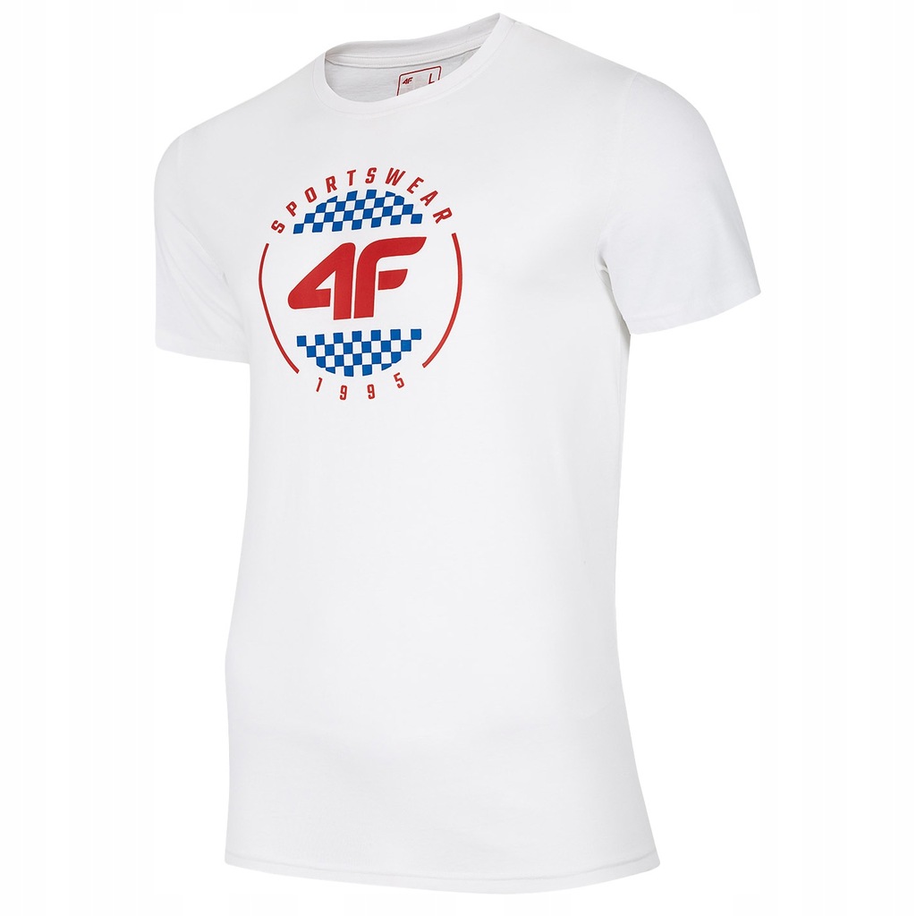 Koszulka męska T-shirt 4F TSM022 L20 biała L