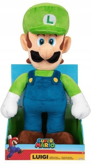 Nintendo Maskotka Luigi 50cm Jumbo Pluszak