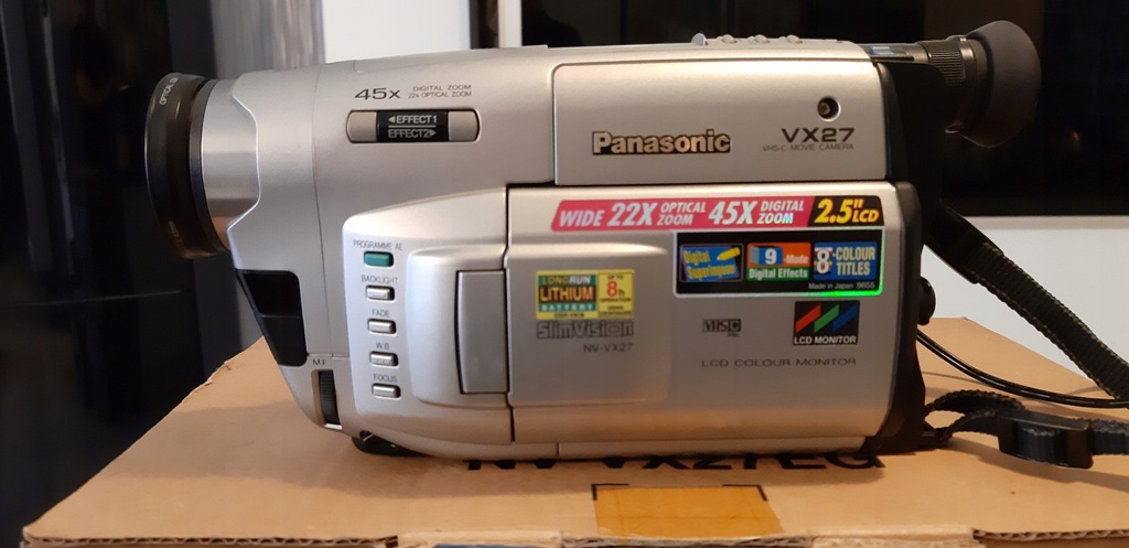 Vx27 Vhs Vhs C Panasonic Panasonic Vhs C Camera Panasonic Slim
